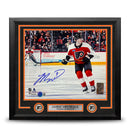 Jamie Drysdale in Action Philadelphia Flyers Autographed 11" x 14" Framed Hockey Photo by Dynasty Sports & Framing