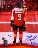 Jamie Drysdale Orange Spotlight Philadelphia Flyers Autographed 11" x 14" Hockey Photo by Dynasty Sports & Framing