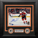 Jamie Drysdale in Action Philadelphia Flyers Autographed 8" x 10" Framed Hockey Photo by Dynasty Sports & Framing