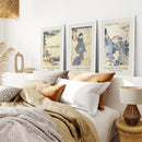 Utagawa Kuniyoshi Woodblock Painting Prints by Wall Art Set