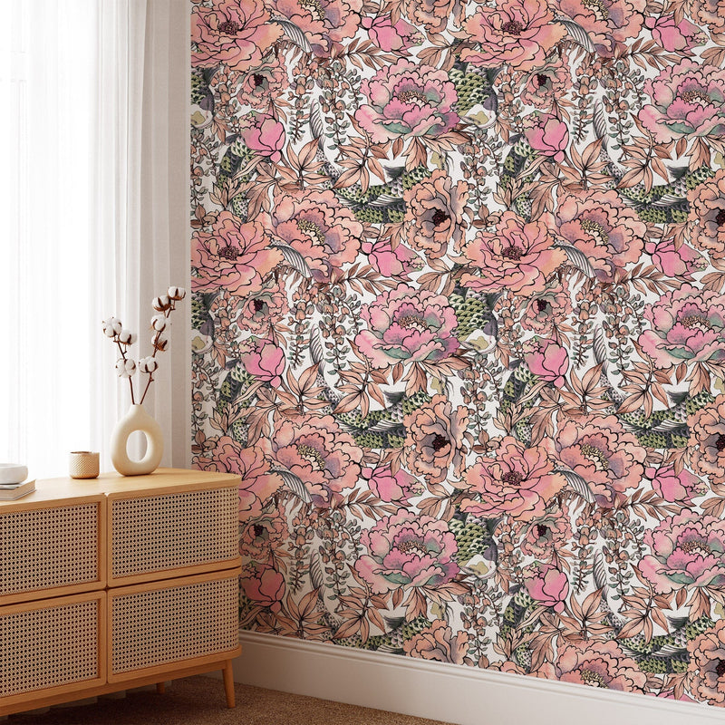 Japanese Pink Wallpaper