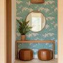 Coastal Japanese Wave Peel and Stick & Traditional Wallpaper