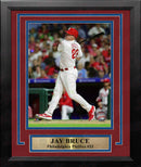 Jay Bruce Philadelphia Phillies MLB Baseball 8" x 10" Framed and Matted Photo by Dynasty Sports & Framing