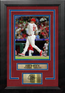 Jay Bruce Philadelphia Phillies MLB Baseball 8" x 10" Framed Photo with Engraved Autograph by Dynasty Sports & Framing