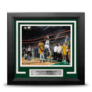 Jaylen Brown Game-Tying 3-Pointer Boston Celtics 8" x 10" Framed 2024 Conference Finals Photo by Dynasty Sports & Framing