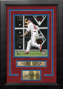 Jayson Werth in Action Philadelphia Phillies 8" x 10" Framed Baseball Photo with Engraved Autograph by Dynasty Sports & Framing