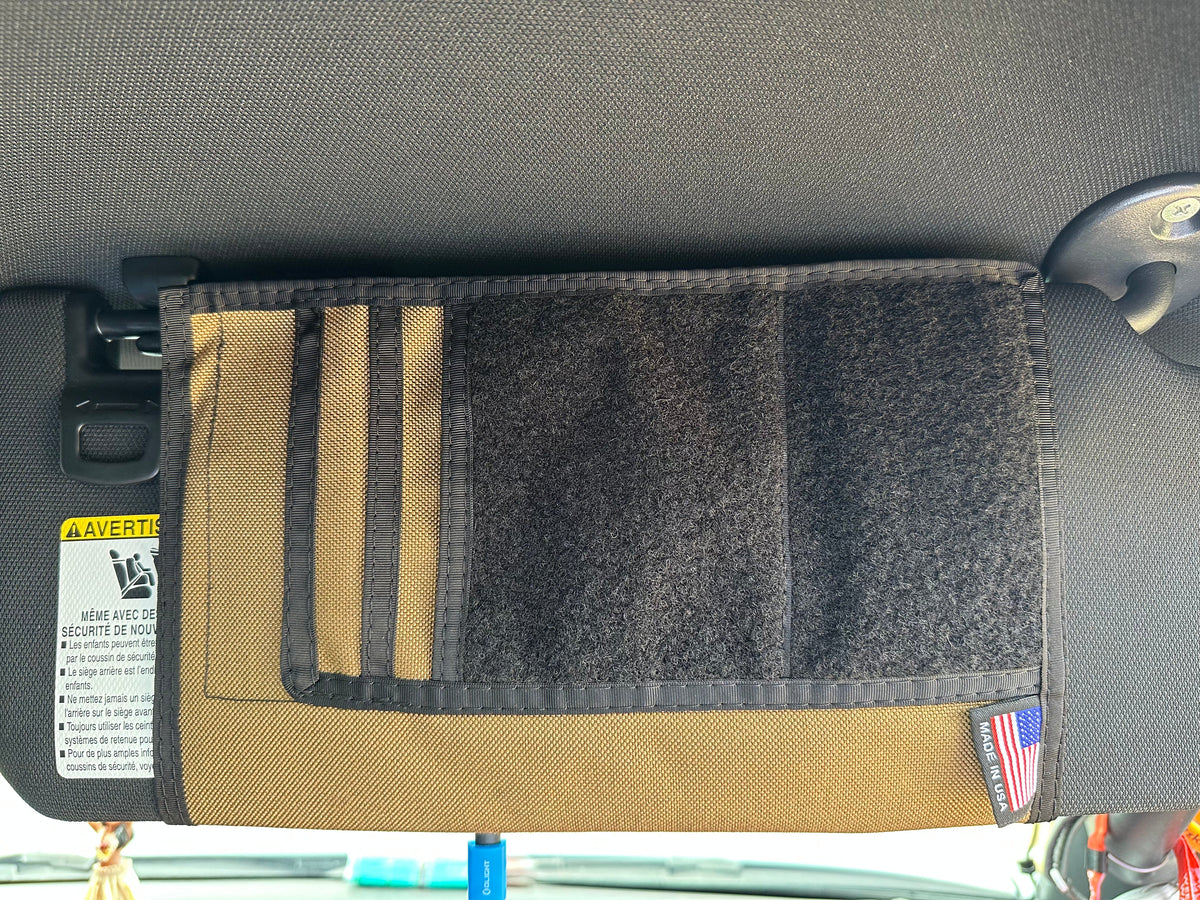Jeep Gladiator MOLLE Visor Organizer - Tacoma Visor, photo 8 of 17