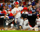 Jeff Hoffman Play at the Plate Philadelphia Phillies Autographed 11" x 14" Baseball Photo by Dynasty Sports & Framing