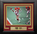 Jerry Rice Super Bowl XXIV Touchdown San Francisco 49ers 8" x 10" Framed Football Photo by Dynasty Sports & Framing