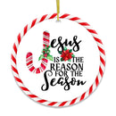 Jesus is the Reason for the Season Christmas Ornament