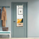 Wall Door Mounted Jewelry Armoire with Frameless LED Mirror by LJGDeals
