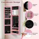 Jewelry Cabinet Wall or Door Mounted Jewelry Armoire Modern Hanging Jewelry Organizer by LJGDeals