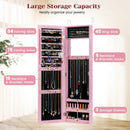Jewelry Cabinet Wall or Door Mounted Jewelry Armoire Modern Hanging Jewelry Organizer by LJGDeals