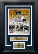 Joe DiMaggio New York Yankees 8" x 10" Framed Baseball Collage Photo with Engraved Autograph by Dynasty Sports & Framing