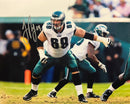 Jon Runyan in Action Autographed Philadelphia Eagles 8" x 10" Football Photo by Dynasty Sports & Framing