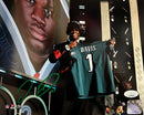 Jordan Davis Philadelphia Eagles Autographed Draft Night 8" x 10" Football Photo by Dynasty Sports & Framing