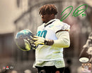 Jordan Davis Philadelphia Eagles Autographed Spotlight 8" x 10" Football Photo by Dynasty Sports & Framing