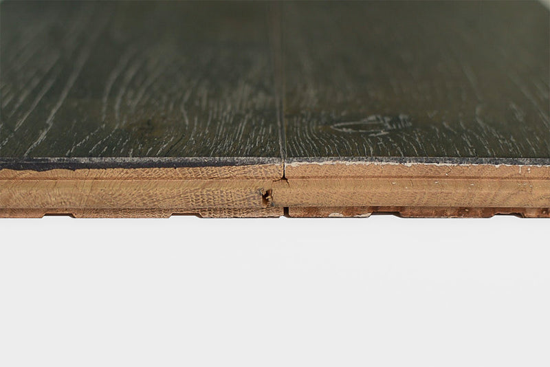 Liberty White Oak Wirebrushed Solid Hardwood 3/4 x 5 in. - Smoked