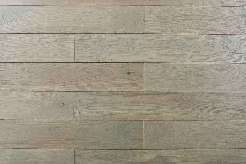 Liberty White Oak Wirebrushed Solid Hardwood 3/4 x 5 in. - Ivory