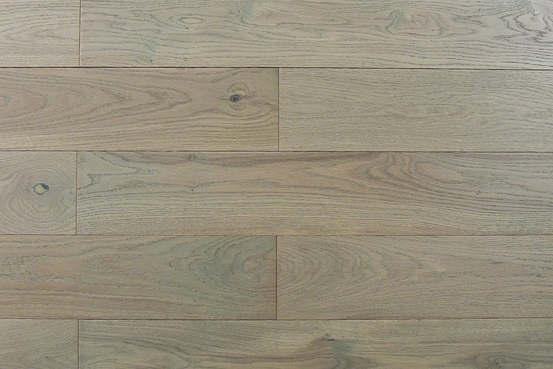 Liberty White Oak Wirebrushed Solid Hardwood 3/4 x 5 in. - Ivory