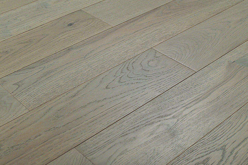 Liberty White Oak Wirebrushed Solid Hardwood 3/4 x 5 in. - Ivory