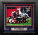 Julian Edelman Super Bowl LI Catch New England Patriots 8" x 10" Framed Football Photo by Dynasty Sports & Framing