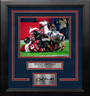 Julian Edelman Super Bowl LI Catch New England Patriots 8" x 10" Framed Football Photo with Engraved Autograph by Dynasty Sports & Framing