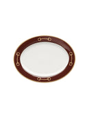 Julie Wear Cheval Chestnut Brown Platter by Weston Table