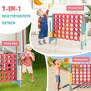 4-in-a-Row Connect Game with Basketball Hoop and Toss Ring by LJGDeals