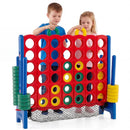Jumbo 4 in a Row Game Set with 42 Chess Pieces 4-to-Score Giant Game Set by DirectDeals