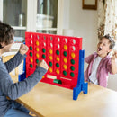 Jumbo 4-to-Score Connect Game Set with Carrying Bag and 42 Coins by LJGDeals