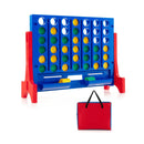 Jumbo 4-to-Score Connect Game Set with Carrying Bag and 42 Coins by LJGDeals