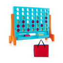 Jumbo 4-to-Score Connect Game Set with Carrying Bag and 42 Coins by LJGDeals