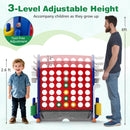 Jumbo 4-to-Score Game with Ring-toss and Basketball Hoop