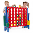 Jumbo 4-in-a-Row Game Set 3.5ft Tall Outdoor Lawn Game by LJGDeals
