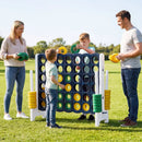 Jumbo 4-in-a-Row Game Set 3.5ft Tall Outdoor Lawn Game by DirectDeals