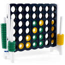 Jumbo 4-in-a-Row Game Set 3.5ft Tall Outdoor Lawn Game by DirectDeals