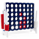 Jumbo 4-in-a-Row Game Set 3.5ft Tall Outdoor Lawn Game by DirectDeals