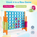 Jumbo 4-to-Score Game Set 3.5FT Tall Oversized Outdoor Lawn Game