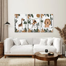Safari Animals Wall Art Set of 3 Prints for Nursery by Wall Art Set