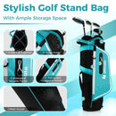 Junior Complete Golf Club Set Right Hand with Rain Hood for Kids by LJGDeals