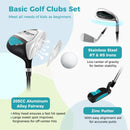 Junior Complete Golf Club Set Right Hand with Rain Hood for Kids by LJGDeals