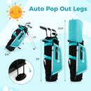 Junior Complete Golf Club Set Right Hand with Rain Hood for Kids