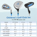 Junior Mallet Putter Individual Gold Club for Kids Ages 11-14 by LJGDeals
