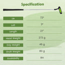 Junior Mallet Putter Individual Gold Club for 8-10 years old Kids by LJGDeals