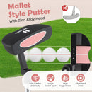 Junior Mallet Putter Individual Gold Club for Kids Ages 11-14 by LJGDeals