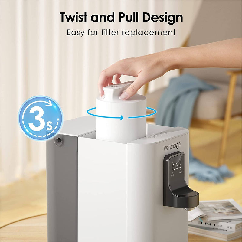 Countertop Reverse Osmosis Water Filter System - Waterdrop K19