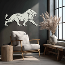 Majestic Lion Wall Art - Steel Wall Decor for Home and Office -KAF002