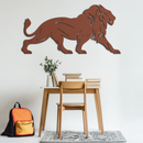 Majestic Lion Wall Art - Steel Wall Decor for Home and Office -KAF002