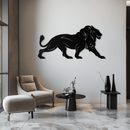 Majestic Lion Metal Wall Art - Steel Wall Decor for Home and Office -KAF002